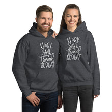 Load image into Gallery viewer, The Limited Edition Work, Save, Travel, Repeat Unisex Hoodie