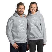 Load image into Gallery viewer, The Limited Edition Work, Save, Travel, Repeat Unisex Hoodie