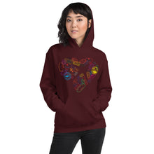 Load image into Gallery viewer, The Limited Edition Passport Stamps Unisex Hoodie