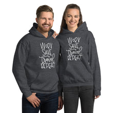 Load image into Gallery viewer, The Limited Edition Work, Save, Travel, Repeat Unisex Hoodie
