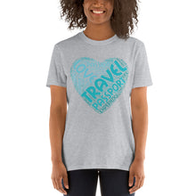 Load image into Gallery viewer, The Limited Edition Love, Travel, Passport Short-Sleeve Unisex T-Shirt
