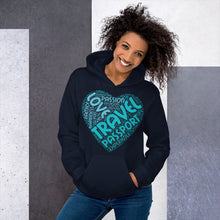 Load image into Gallery viewer, The Limited Edition Love, Travel, Passport Unisex Hoodie
