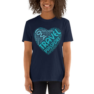 The Limited Edition Love, Travel, Passport Short-Sleeve Unisex T-Shirt
